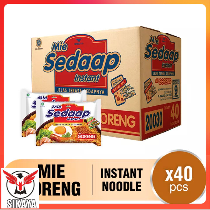 

1Dus Mie Sedap Goreng 40pcs Sedaap Mi Instan