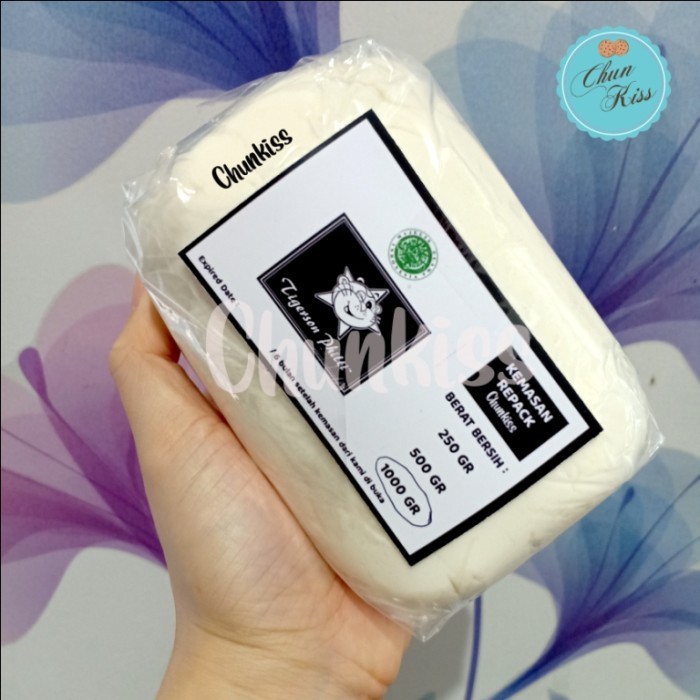 

FONDANT PUTIH TIGERSON 1 KILO REPACK PLASTIK