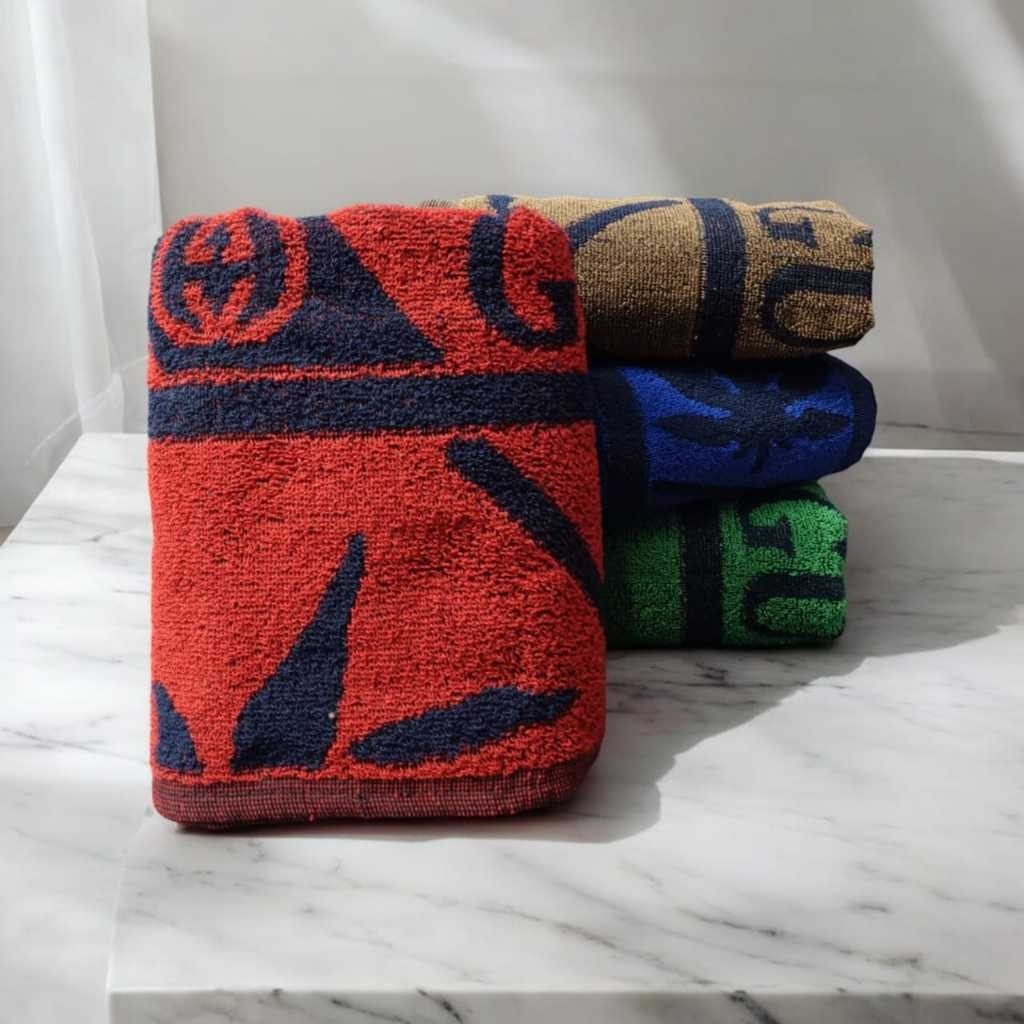 Handuk Gucci Jumbo 80x150 | Handuk Mandi Gucci SAKURA / Handuk Mandi Dewasa / Handuk Dewasa / Handuk