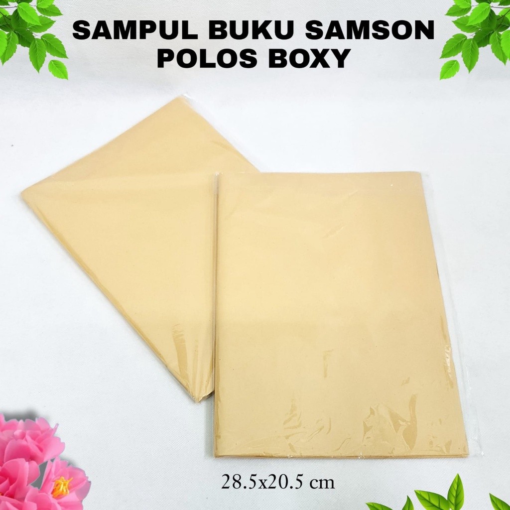 

SOS Sampul Buku Kraft Samson Polos BOXY/Besar/Panjang (20lb) (minimal 12) / Sampul Buku Sekolah/Sampul Coklat