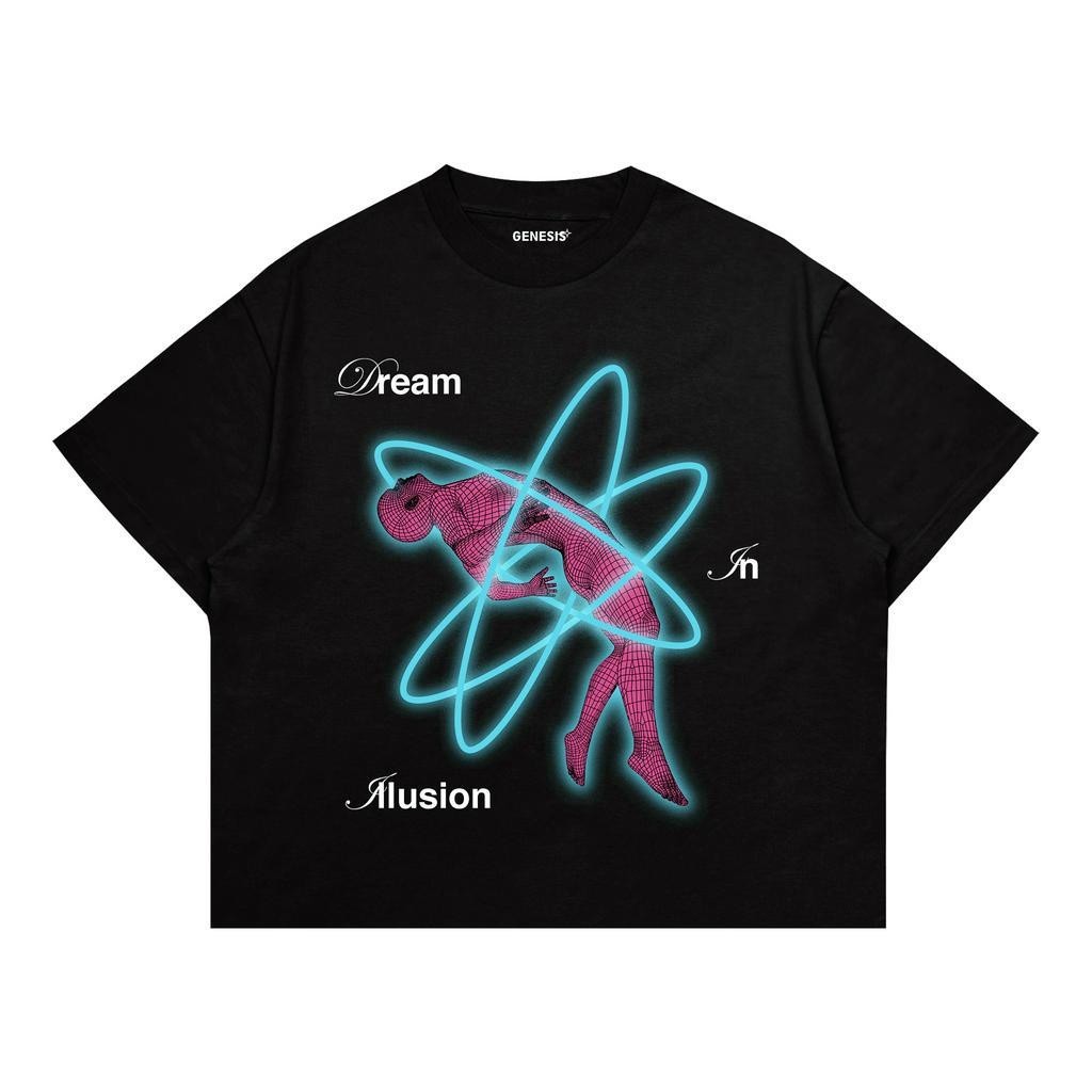 Pabrik kaos kustom Boxy Oversize T-Shirt - Dream Illusion