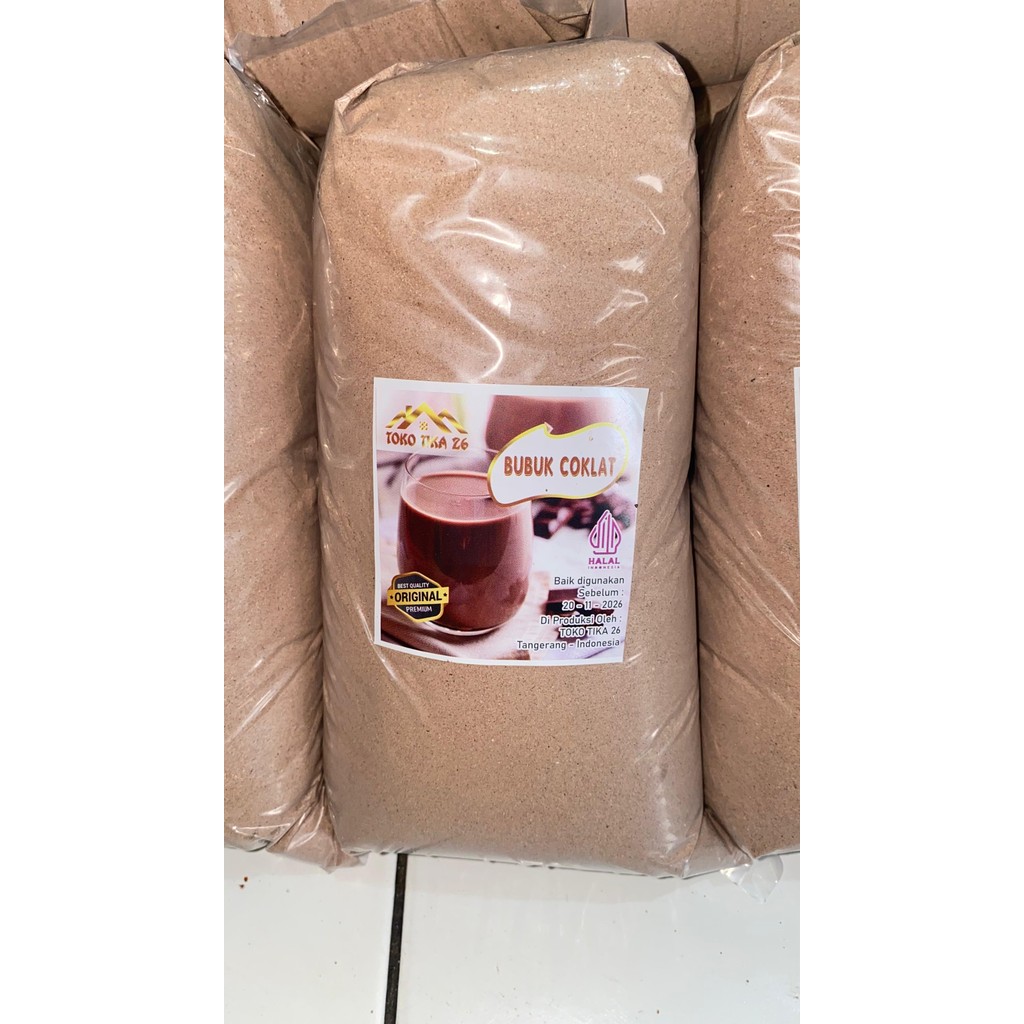 

TERLARIS - BUBUK MINUMAN RASA SUSU COKLAT KEMASAN 1 KG REPACK CHOCOLATE