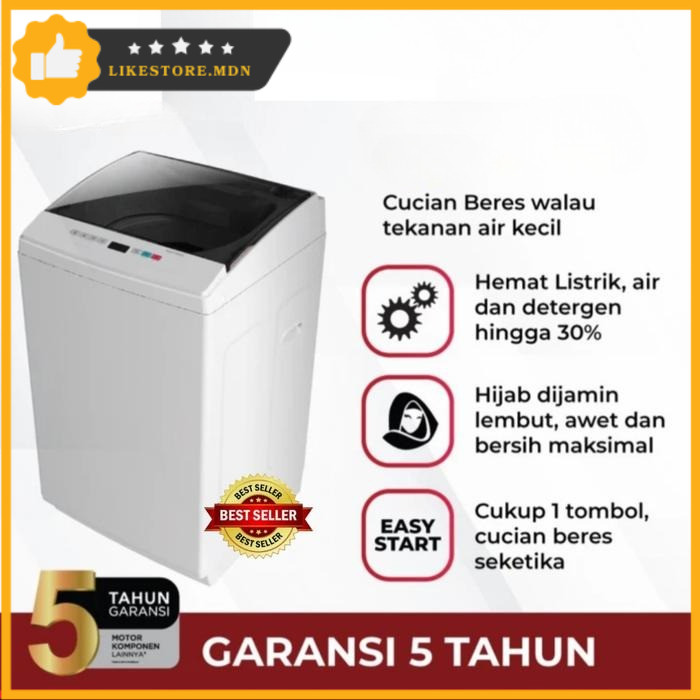 POLYTRON MESIN CUCI 1 TABUNG 8KG PAW-8527