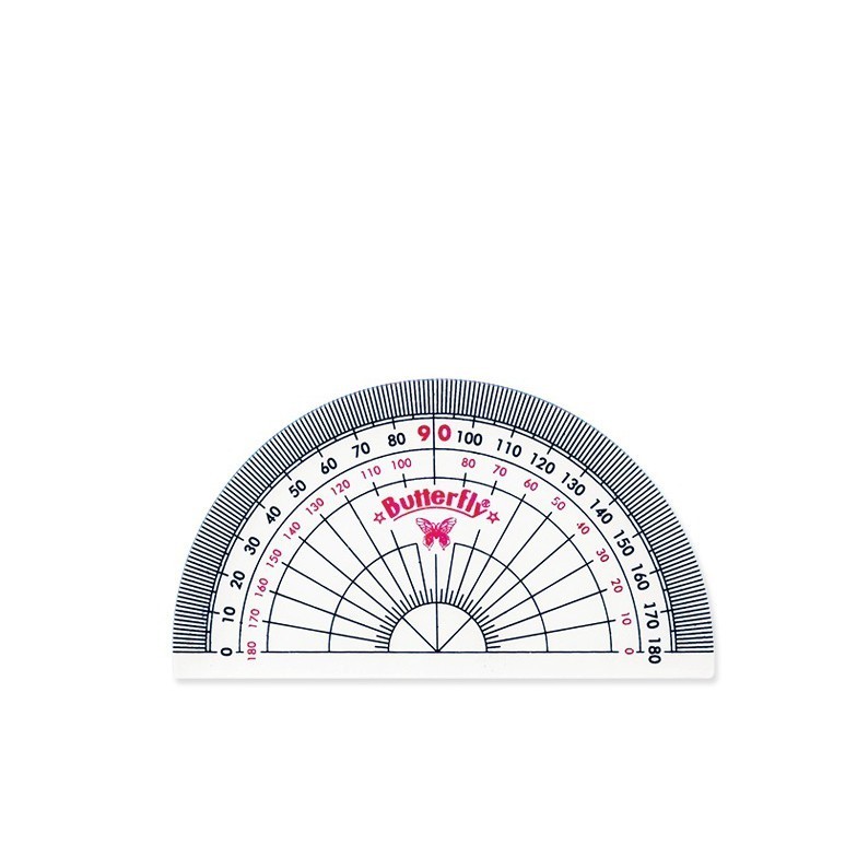 

(1Pcs) Butterfly Busur Derajat 180/8 CM New