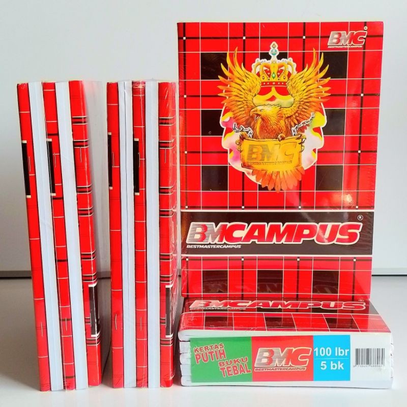 

BMC Campus 100 Lembar Boxy Panjang ( 1Pak/5Buku )