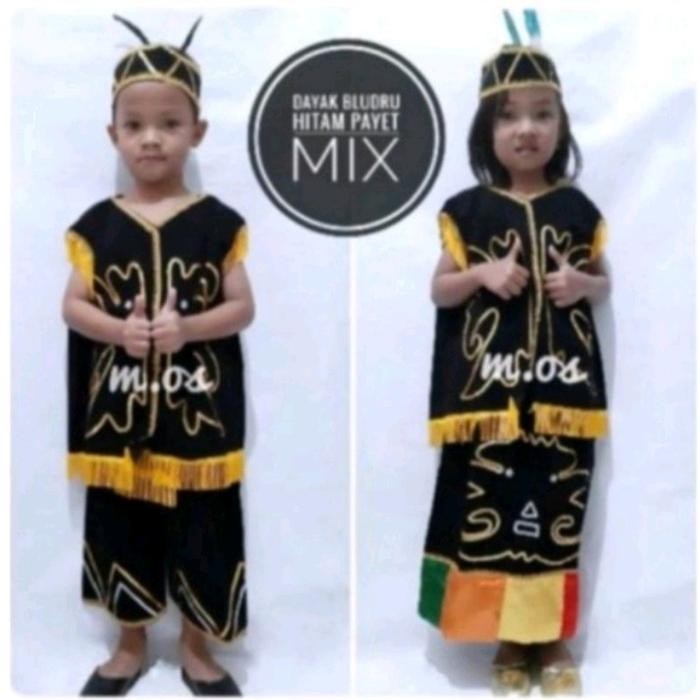 Baju Adat Anak Dayak TK SD // Pakaian Adat Dayak - LAKI, TK