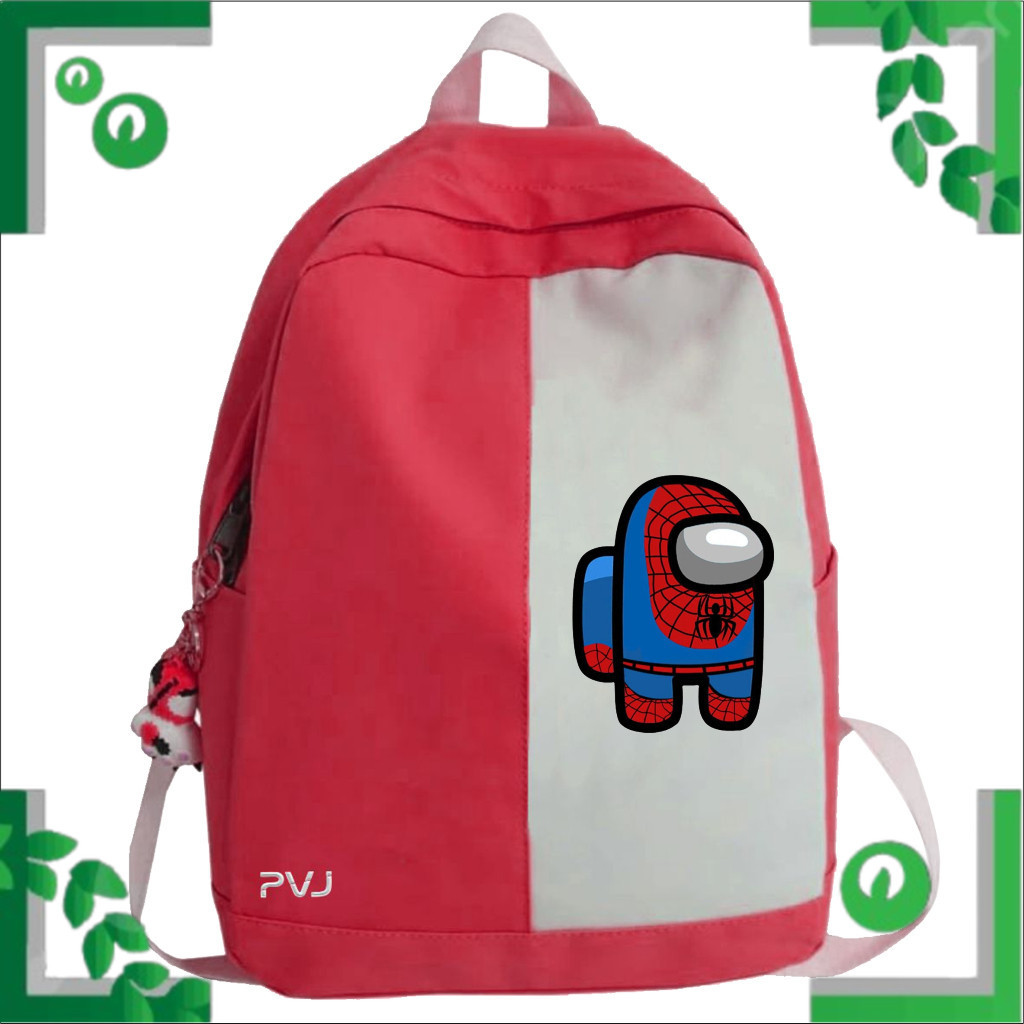 SWO Tas Ransel Motif Spiderman - Among Us Tas Anak Laki Laki Fashion Kids A1 61