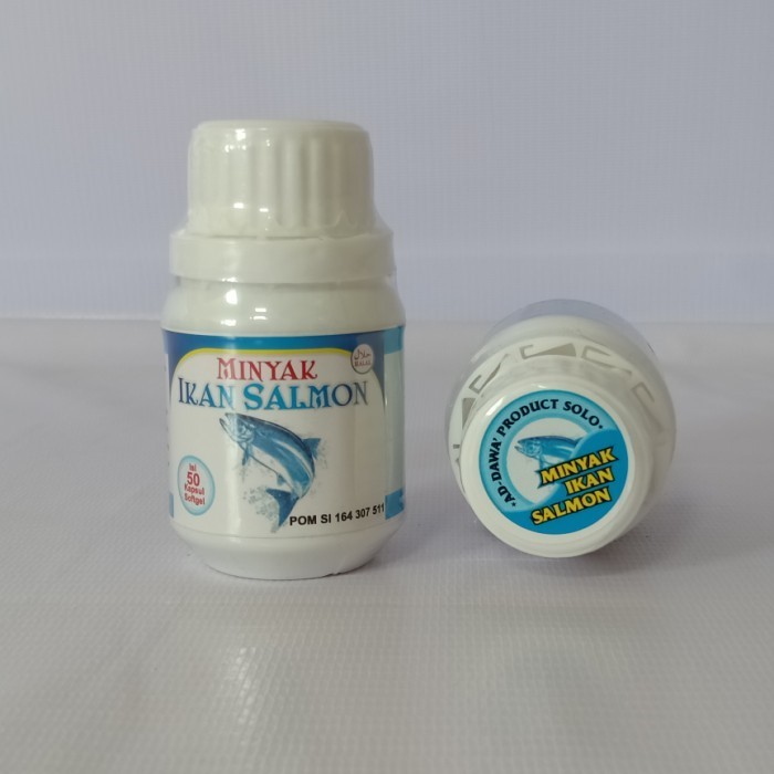 Minyak Ikan Salmon HALAL - Omega3 - isi 50 kapsul