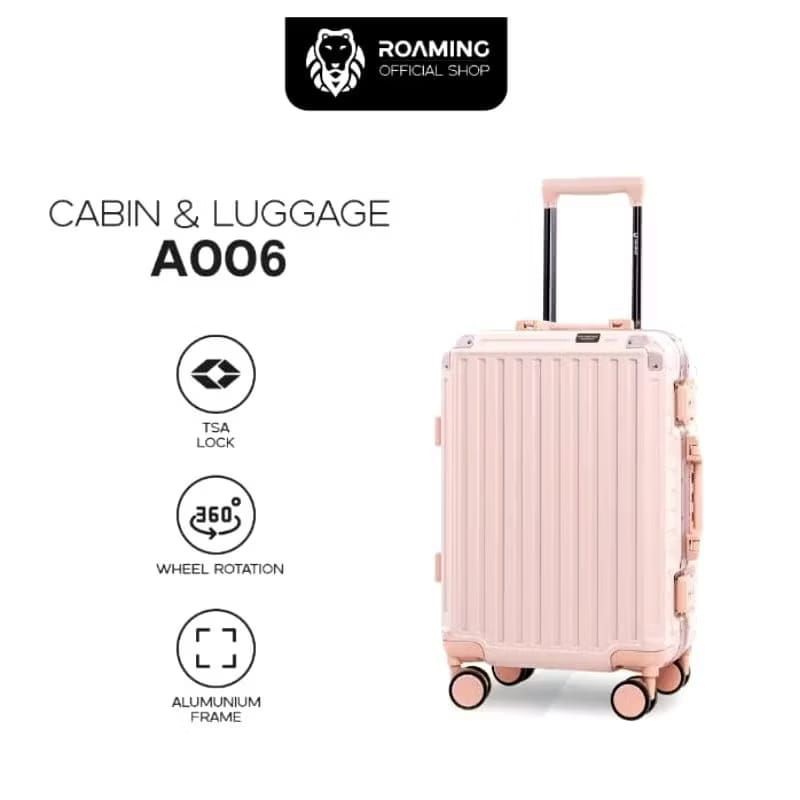 Koper Roaming A006 TSA Look bandung ( 2 jam nyampe) / Koper 20-24 inch / Koper Cabin Pesawat / Koper