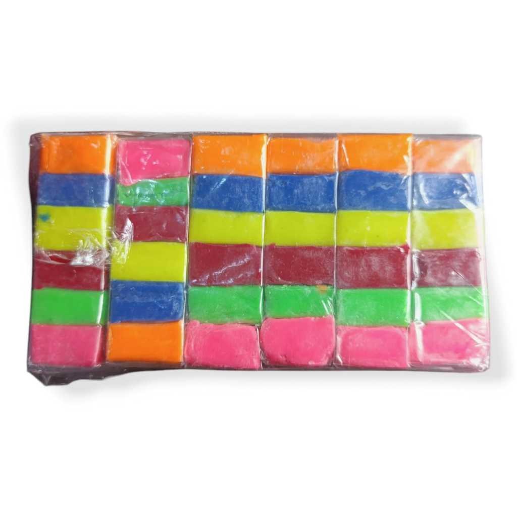 Lilin Warna Warni Mainan Edukasi Anak Kecil  Plastisin 1 Lusin