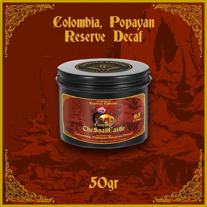 

Kopi Arabika Colombia Popayan Decaf, Sugarcane decaf by Cofinet - 50gr