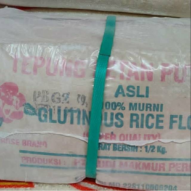 

Tepung Ketan Putih Rose Brand 500gr per DUS isi 20pcs