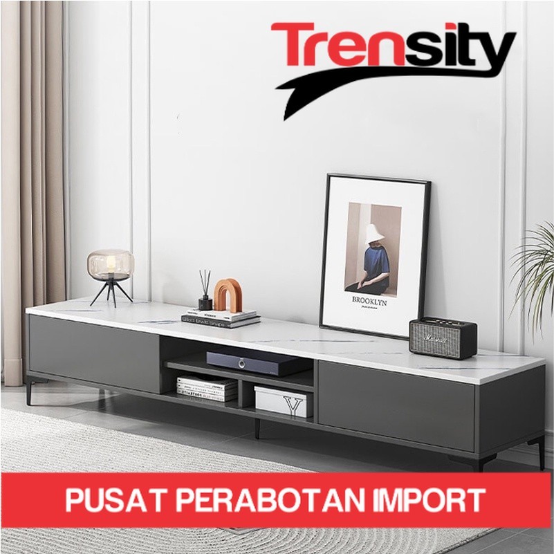 Meja TV 160cm/Rak TV/Lemari TV/Meja TV Kayu/Meja TV Minimalis Modern *TRENSITY*
