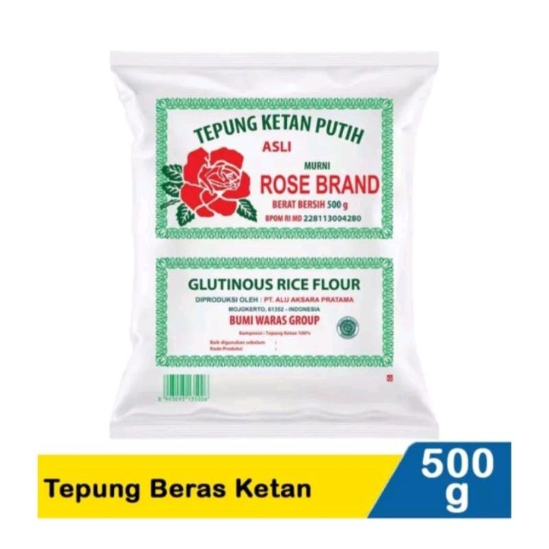 

ROSE BRAND TEPUNG KETAN/BERAS PUTIH 500GR