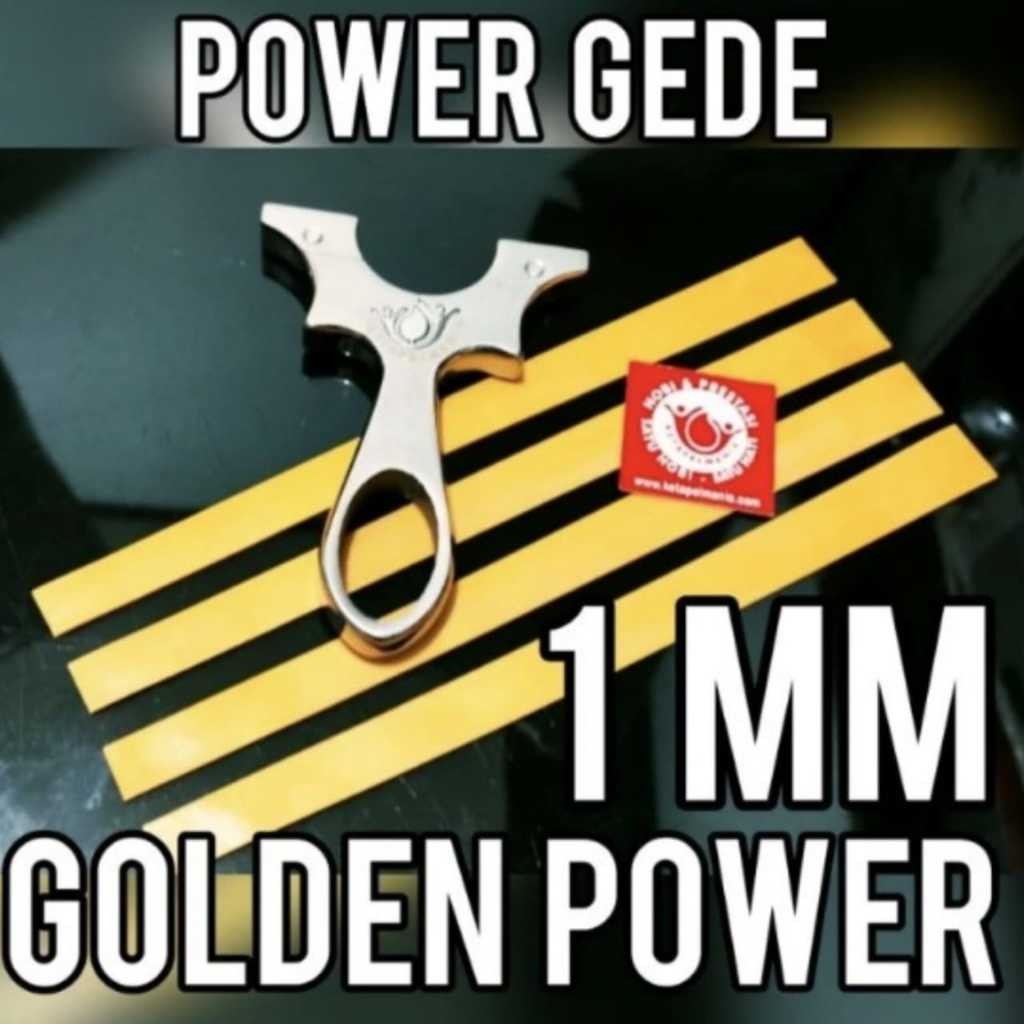 Karet Ketapel Flatband GZK  : Golden Power 1mm