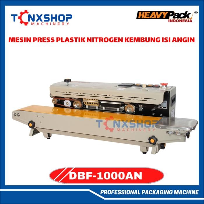 Mesin Seal Continuous Band Sealer HEAVYPACK DBF-1000AN Nitrogen