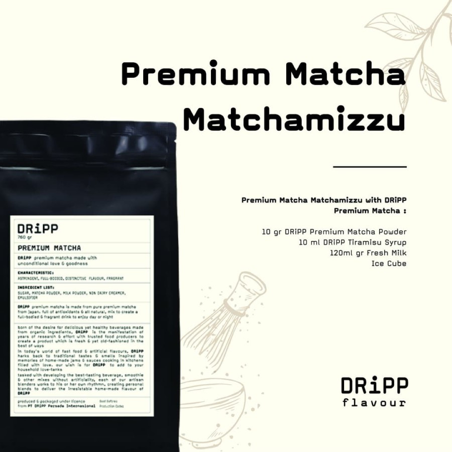 

DRiPP Premium Matcha Powder (Bubuk Matcha )