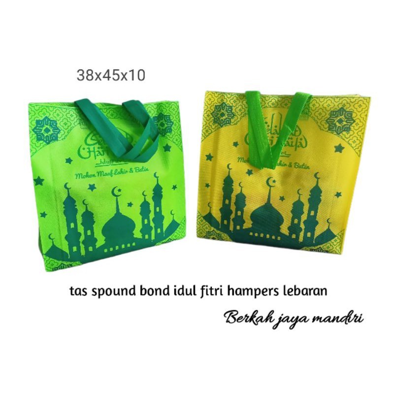 

Tas sovenir/THR idul fitri goodybag tas spoundbond 38x45x10