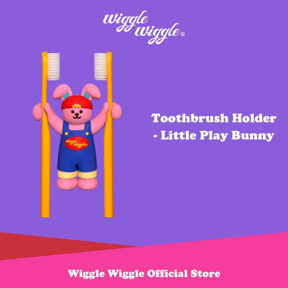 Wiggle Wiggle Toothbrush Holder - Little Play Bunny Wadah Tempat Sikat Gigi