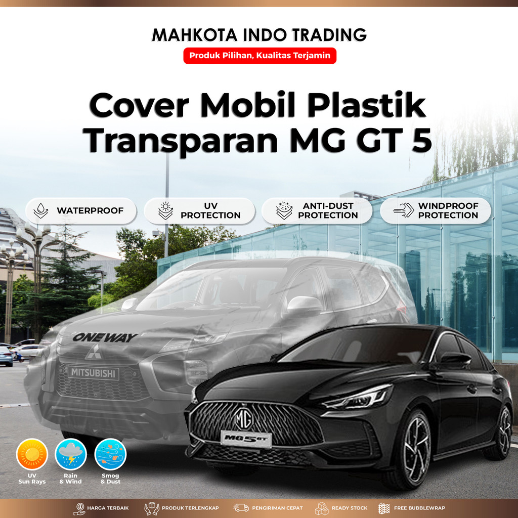 Body Cover Mobil Plastik TEBAL MG 5 GT 5GT WATERPROOF