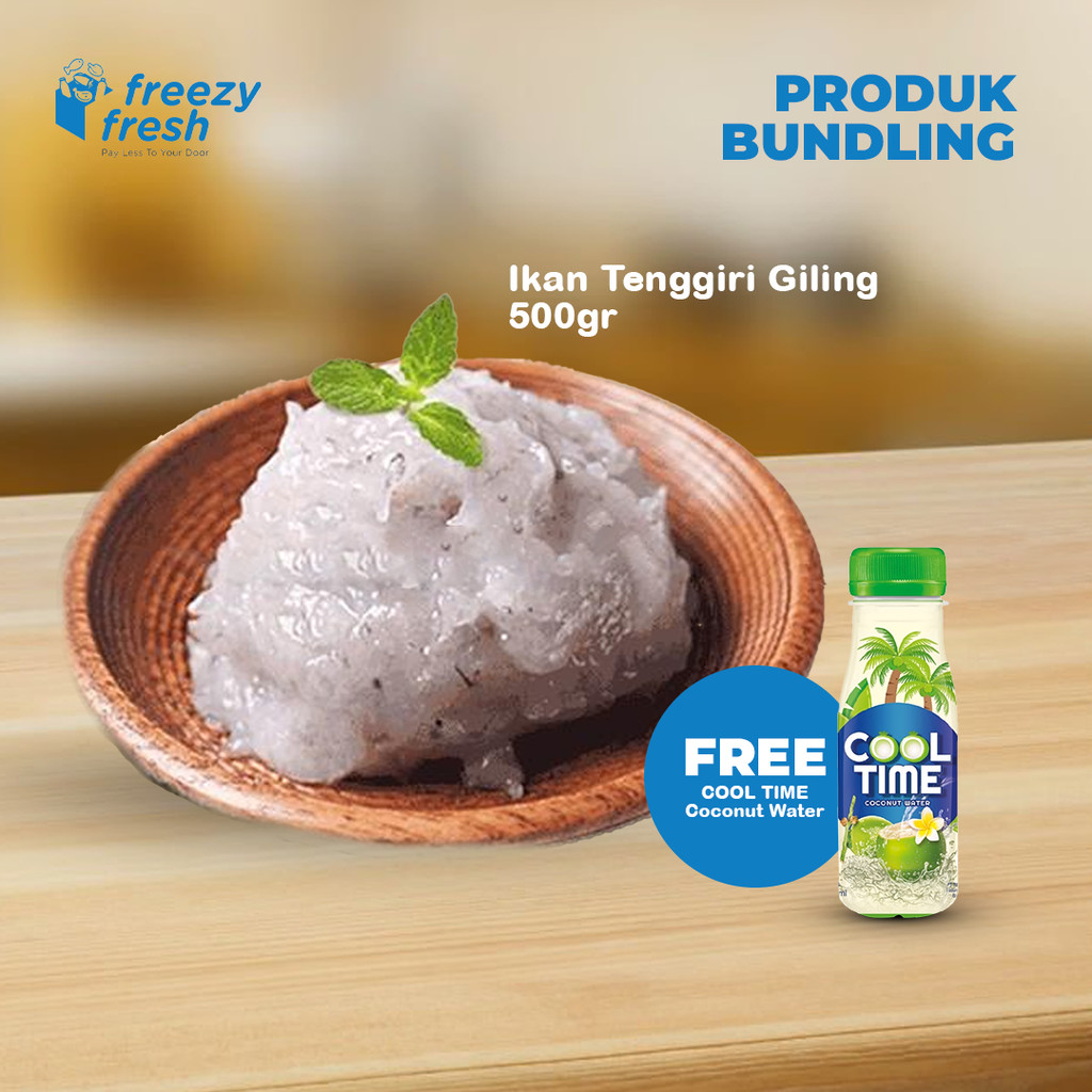 

Ikan Tenggiri Giling FREE Cool Time Coconut Water (1 pcs)