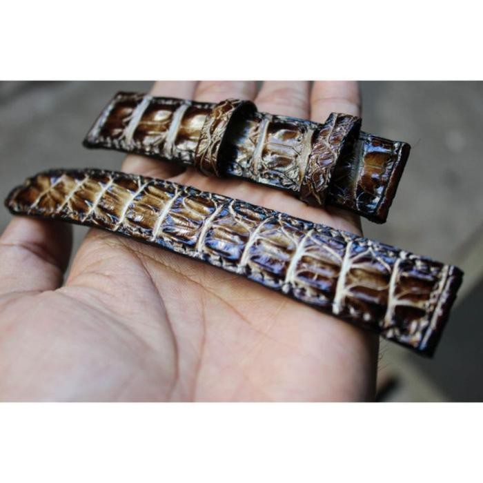 Tali strap jam tangan kulit buaya