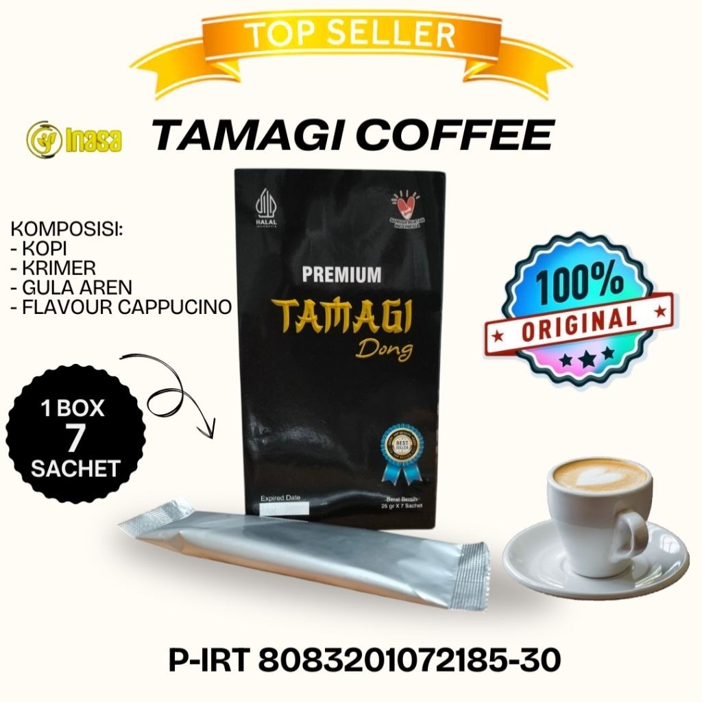 

KOPI TAMAGI DONG COFFEE 1 BOX ISI 7 SACHET ORIGINAL KOPI KESEHATAN