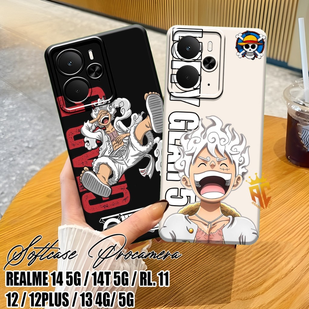 Softcase REALME 14 5G / REALME 14T 5G / REALME 11/12/12 PLUS/13 4G/5G - Case Realme - Case Motif One