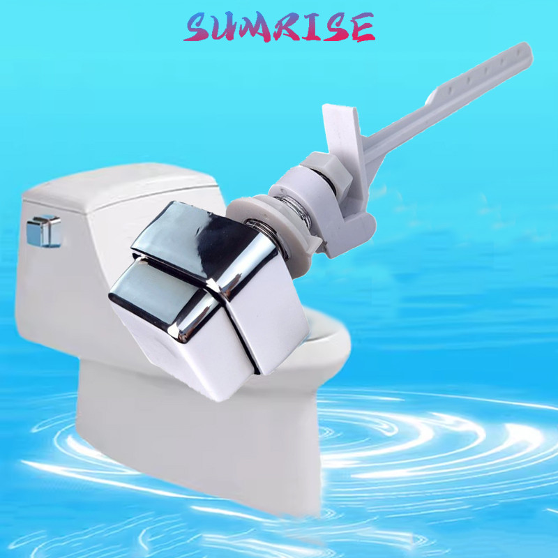 Tombol Flush Kloset Samping Universal Pencetan Duduk Toilet Spare Part