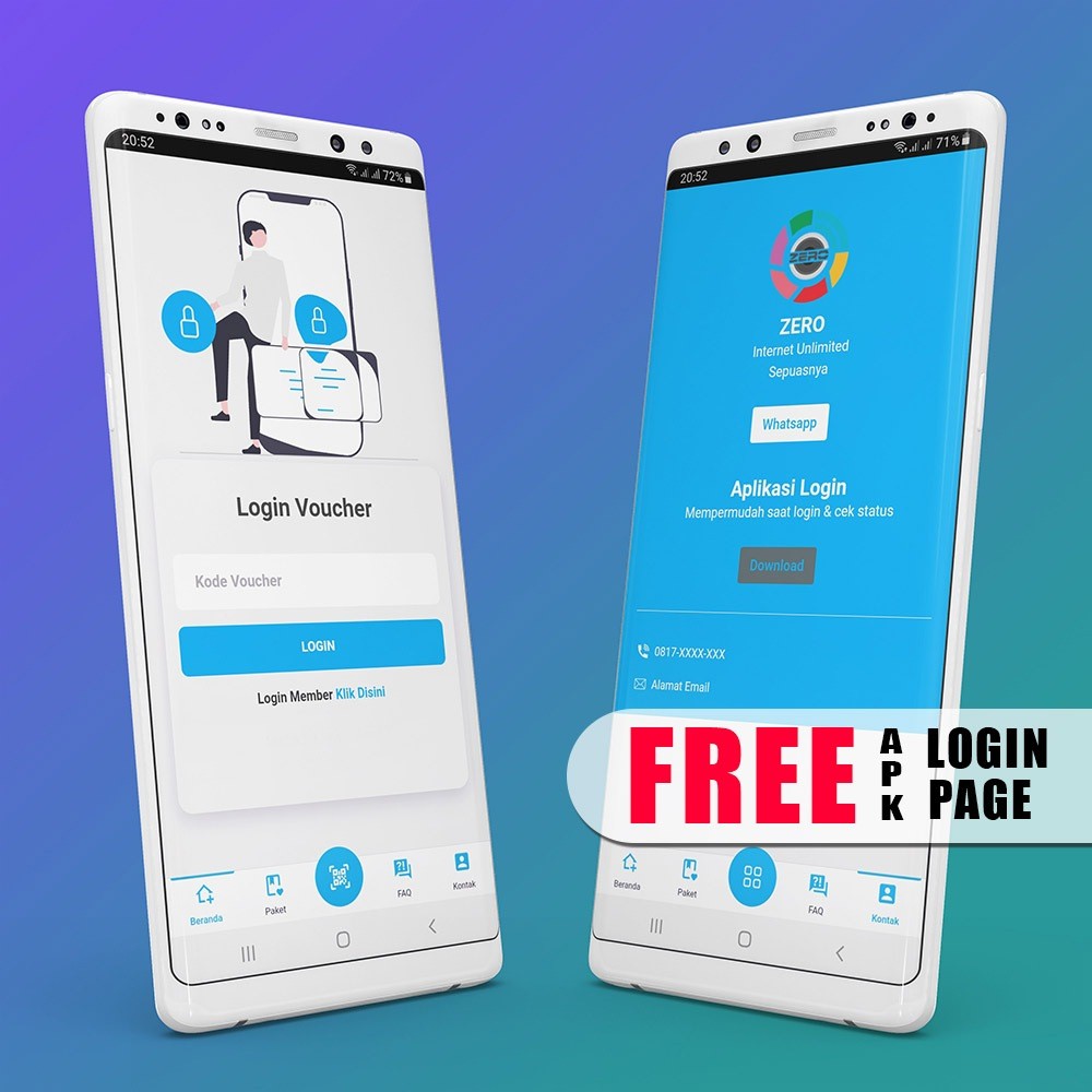 Login Page Hotspot Mikrotik Responsiv