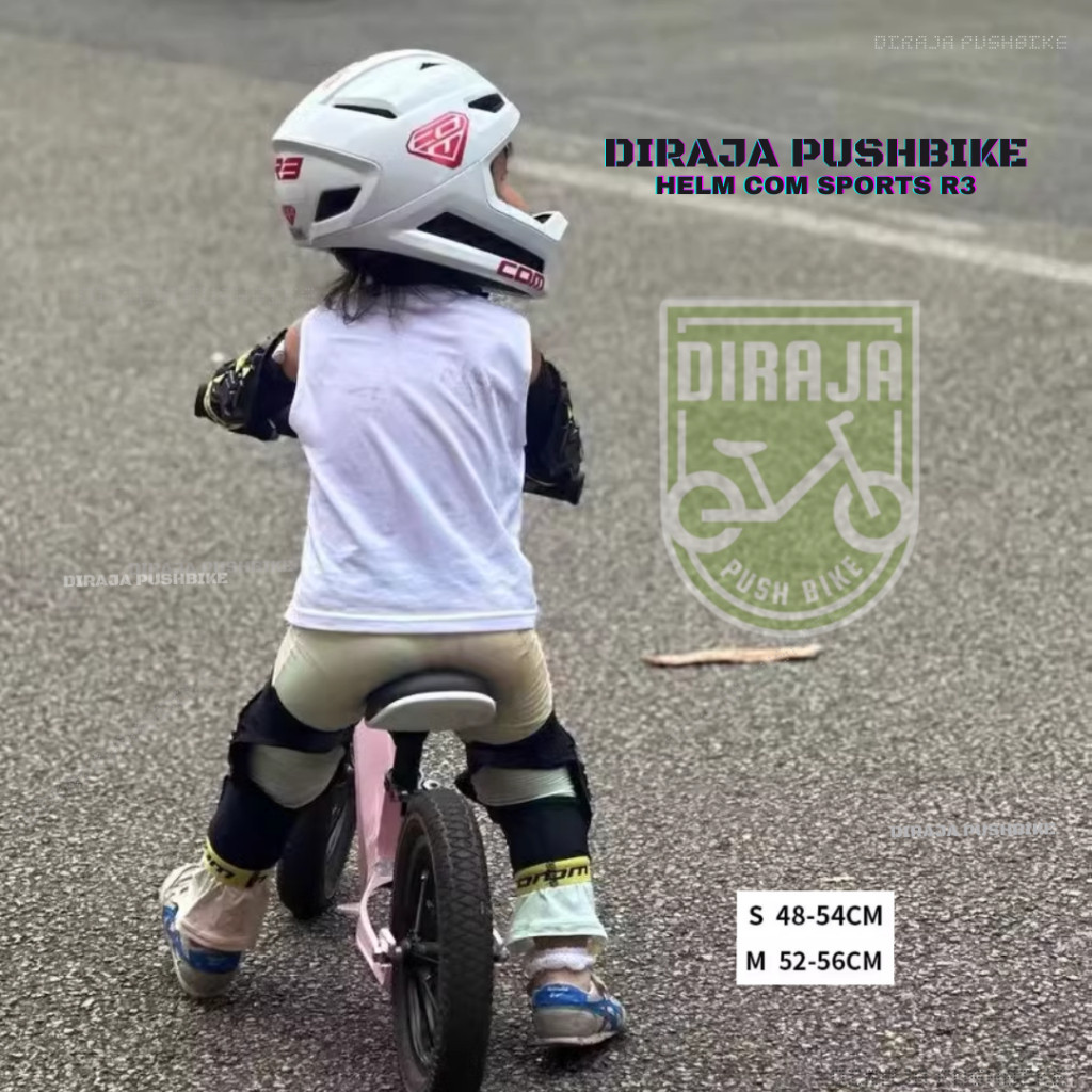 HELM PUSHBIKE COM SPORTS R3 COMSPOSRTS BALANCE BIKE PUSHBIKE BMX MTB ORI