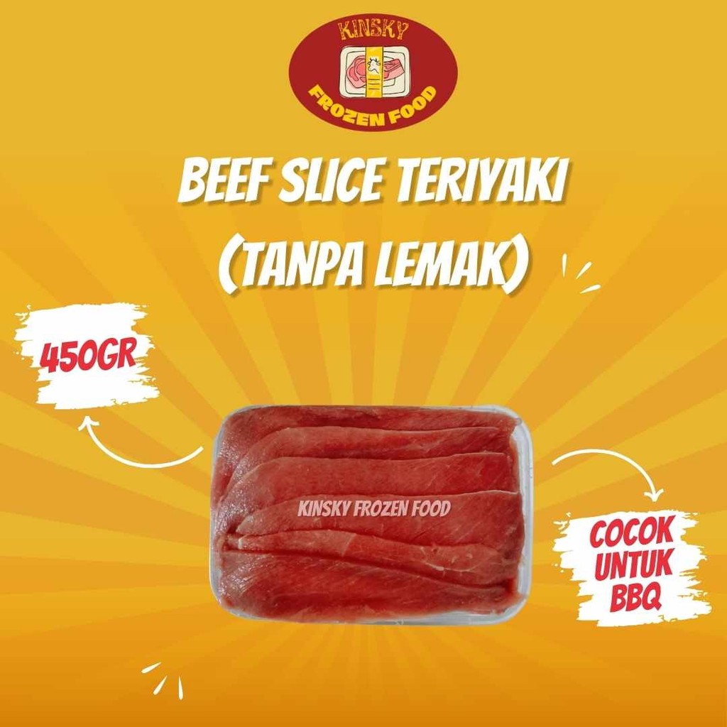 

BEEF SLICE TERIYAKI PREMIUM 450GR