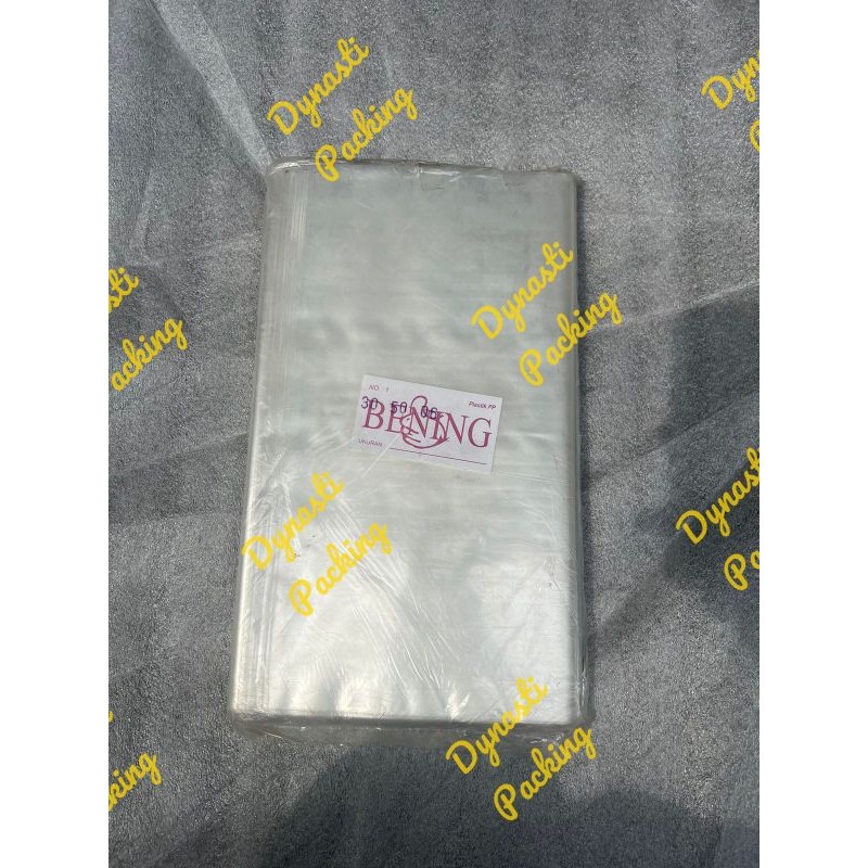 Plastik PP Bening 30x50 30 x 50 06 0,6 Tebal