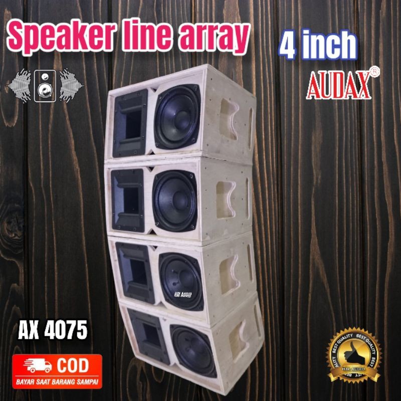 toko olshopLine array Speaker 4 inch Audax ax 4075 dan Audax ax 4074