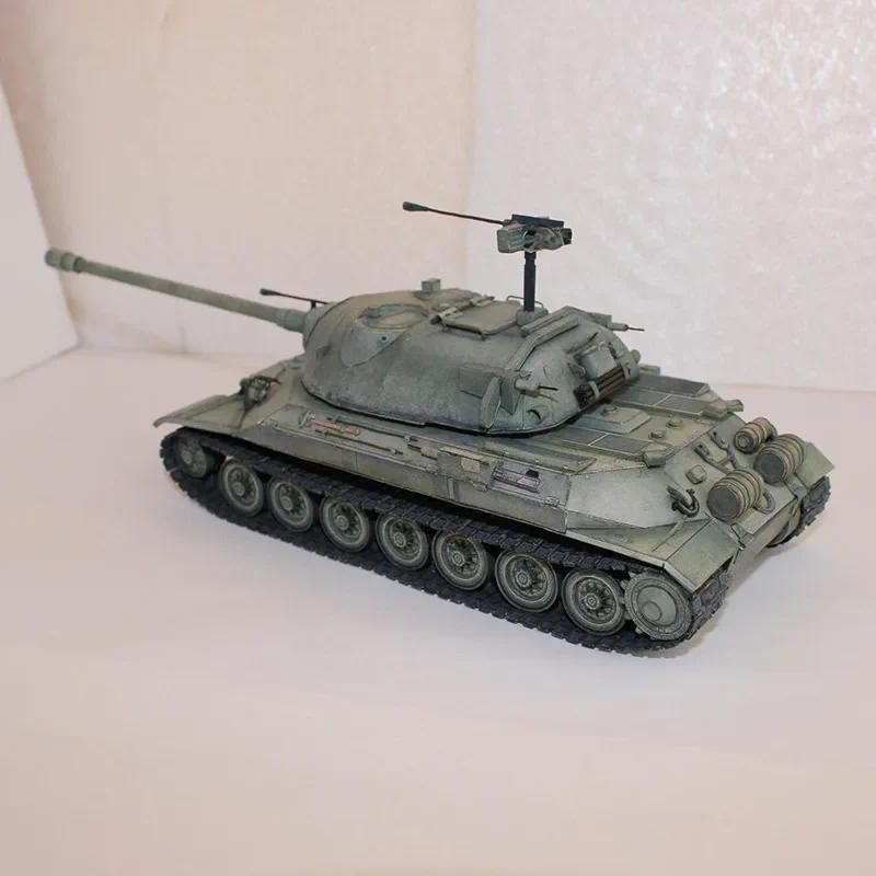 1:50 Scale WW2 Soviet Union Russian Iosif Stalin IS-7 Heavy Tank Paper Model Handmade Toy Puzzles