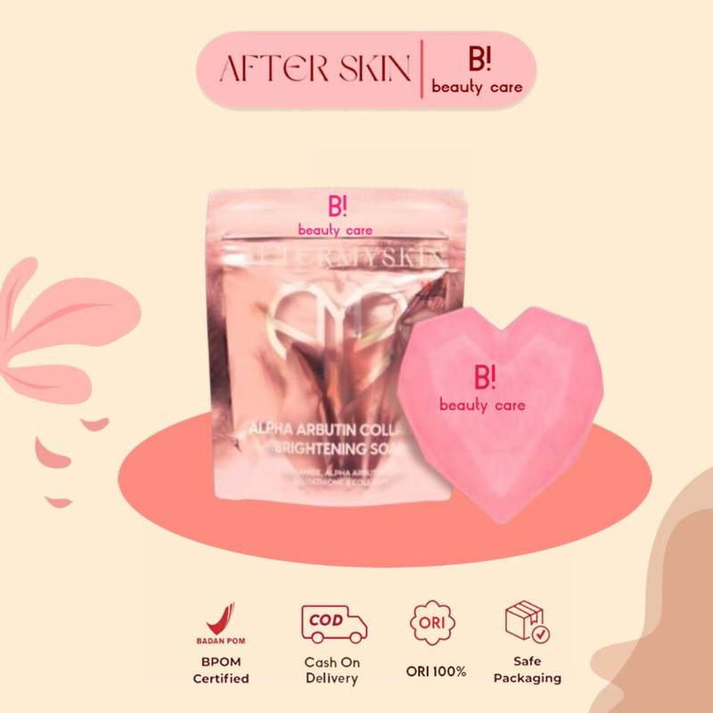 [READY SIAP KIRIM] AFTERSKIN Alpha Arbutin Brightening Soap by Afterskin | Sabun Love Afterskin | AF