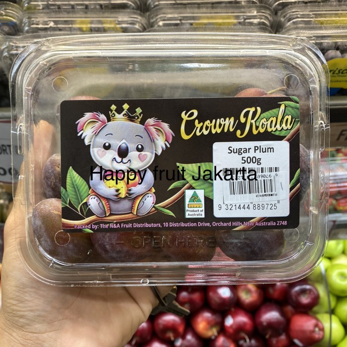 

Crown koala plum sugar fresh pack | Buah plum sugar manis pack 500gr