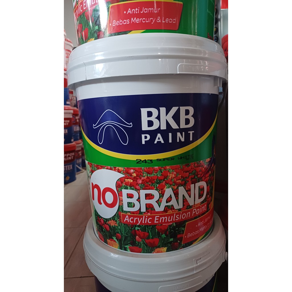 Cat Tembok Nobrand BKB Paint Putih 20kg