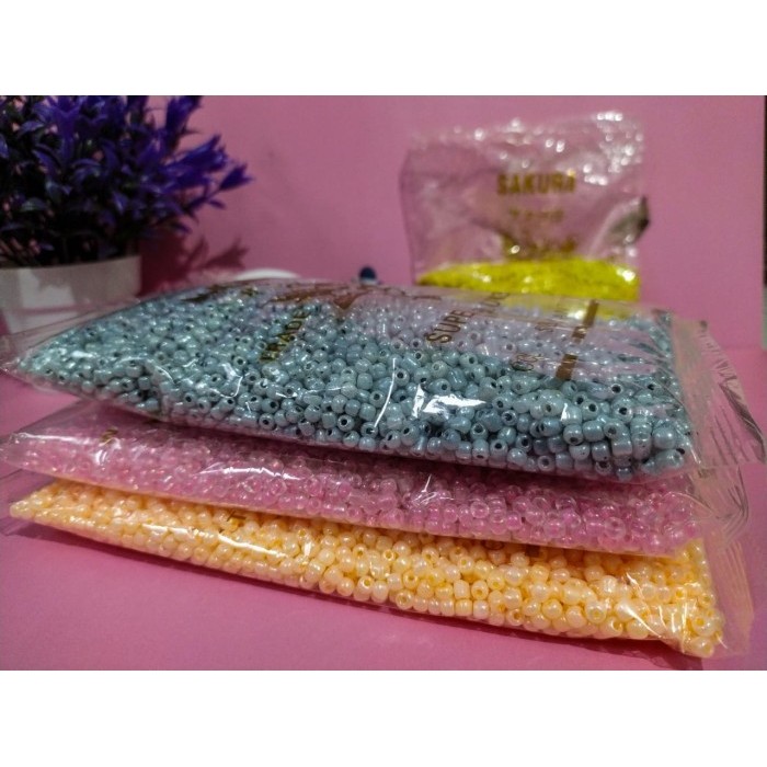 Manik2/Beads 450 Gram Mote Pasir - Manik Manik - Manik Pasiran 1 Pon