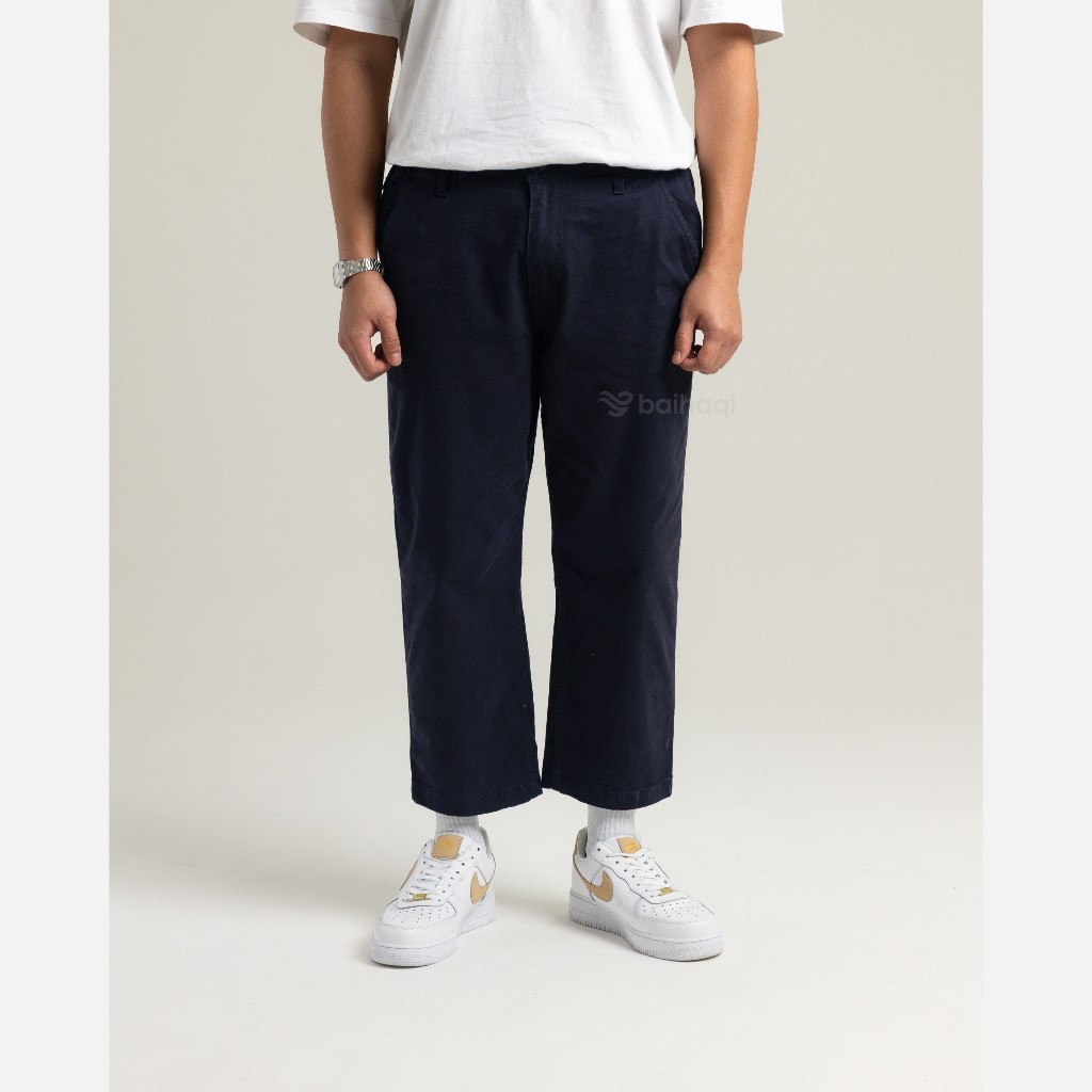 BAIHAQI -  Celana Sirwal Laa Isbal Ankle Pants Pria | Celana Cingkrang Depocket BSF9