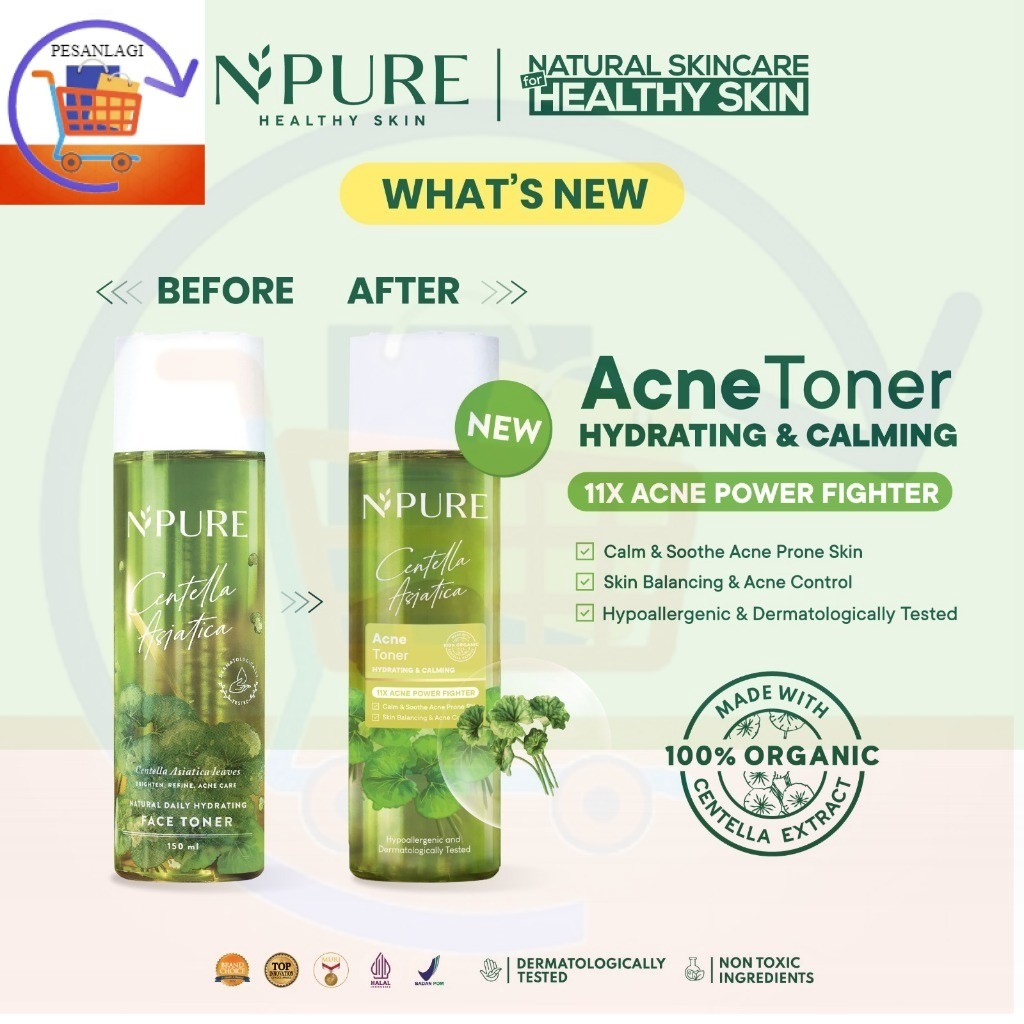 NPURE Face Toner Centella Asiatica 30 ml