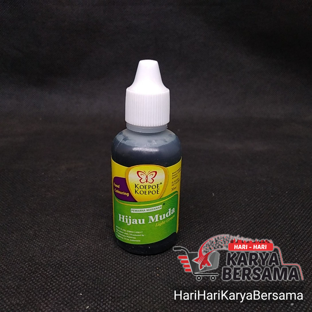 

KOEPOE KOEPOE PEWARNA MAKANAN HIJAU MUDA LIGHT GREEN 30ML