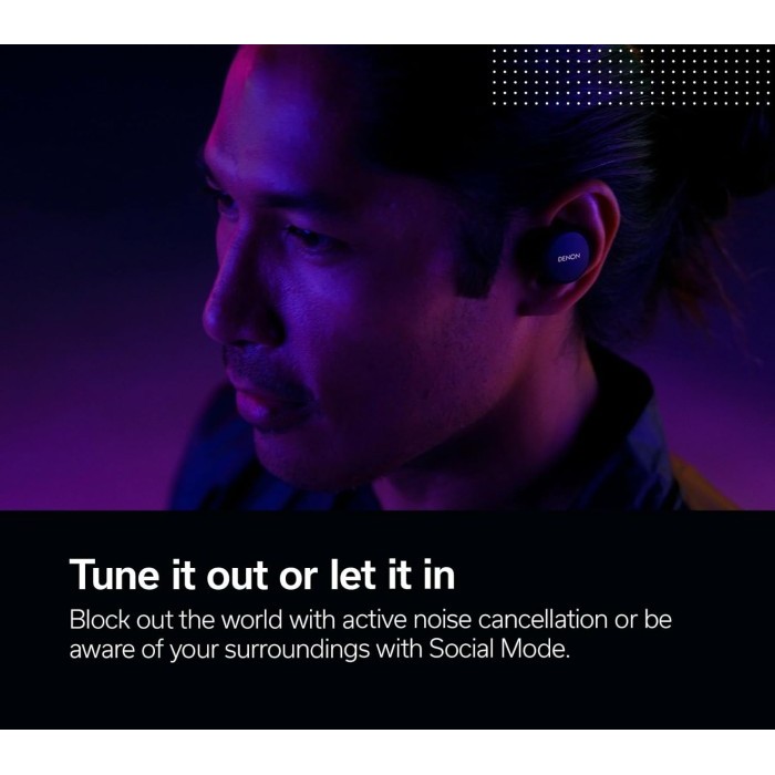 Denon Perl AHC10PL / Perl Pro AHC15PL TWS True Wireless Qualcomm aptX ANC Eahones AHC-10PL 15PL - PE