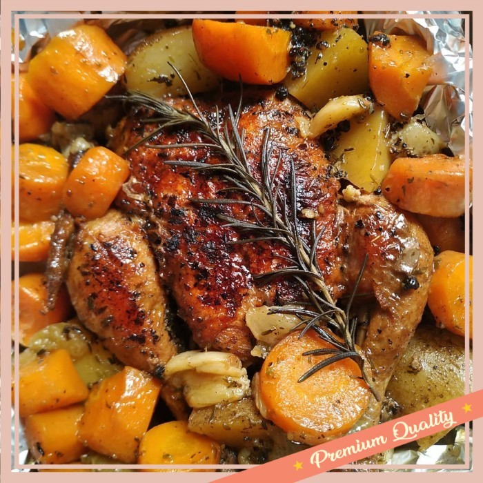 

Parcel LEbaran idul fitri souvenir hampers cantik murah / Parsel Ramadan Roasted Chicken Homy Cafe Enak dan Murah