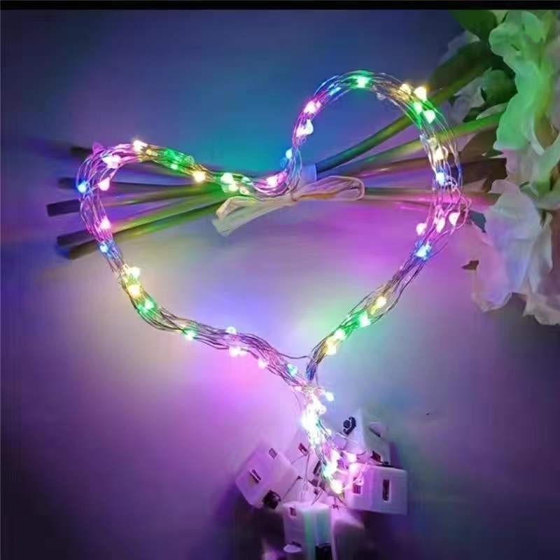 HUMAM.CO - Lampu KAMAR Hias 1M 2M 3M 5M / Lampu Tumblr Kawat Hias Dekorasi Baterai 1m 2m 3m 5m / Lam