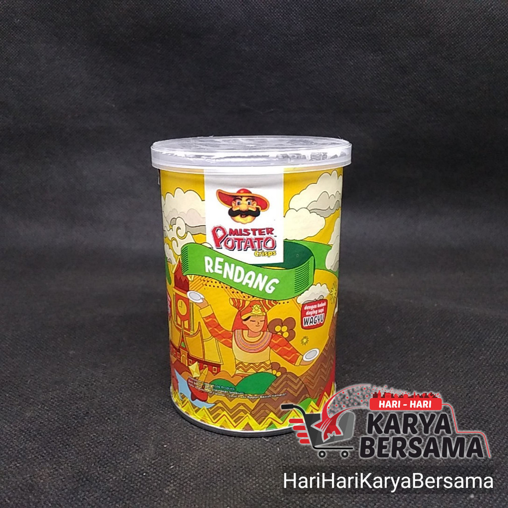 

MAKANAN RINGAN MISTER POTATO CRISPS RENDANG 35GR