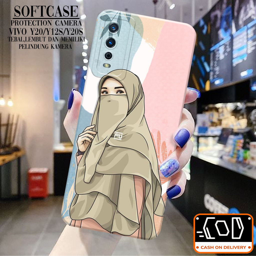 Softcase VIVO Y20/Y12S/Y20S Soft Protection Camera Case VIVO Y20/Y12S/Y20S Terbaru Pelindung Belakan