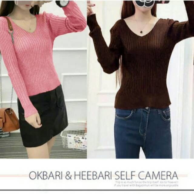 J&S-V knit rajut-Jacket Wanita Tebal Anti Dingin Bahan Baby Kanvas Premium Style All Size Fit L Oute