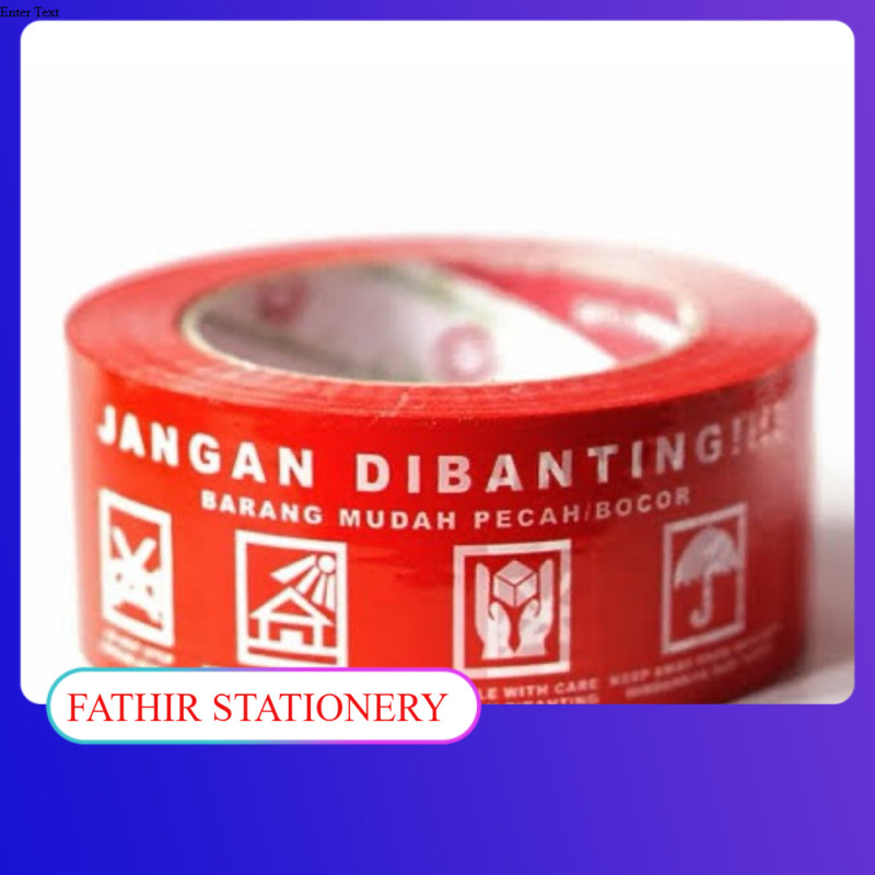 

LAKBAN FRAGILE MERAH 100 YARD