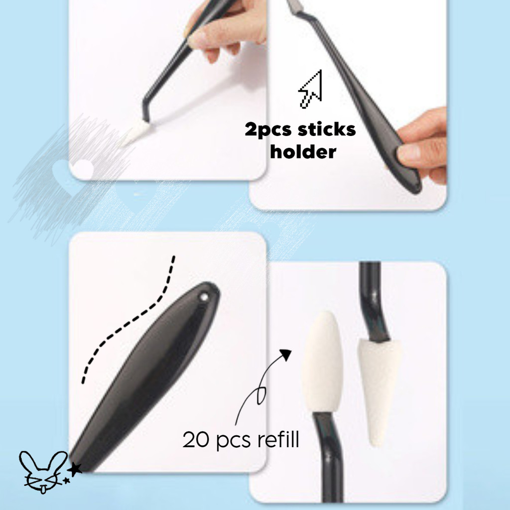 

SET SKETCH BRUSH BLENDING ISI 2 PCS TOOLS DAN 20 PCS REFILL PPAPER BLEND